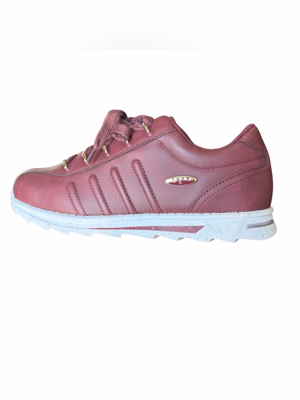 Lugz Men’s Casual Sneakers Size 9.5 Burgundy New Without Box